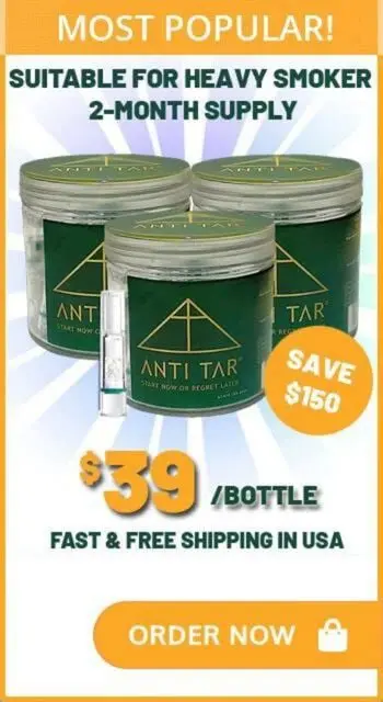 3 Bottle 90 Day supply Anti tar